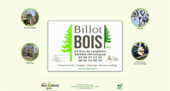 Desktop Screenshot of billot-bois.fr