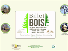 Tablet Screenshot of billot-bois.fr